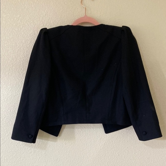 Women's Black Blazer Jacket - Picture 3 of 13